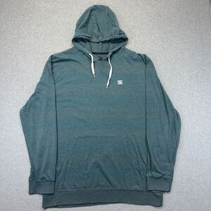 DC Shoes Dixon Lightweight Hoodie Men’s XL Green Striped Skate Streetwear